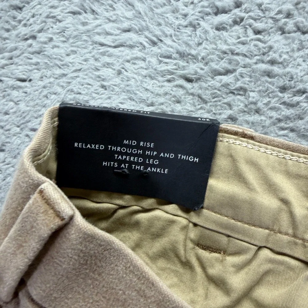 Banana‎ Republic Traveler Pant Mens 40x31 Beige Chino Tapered Relaxed Stretch